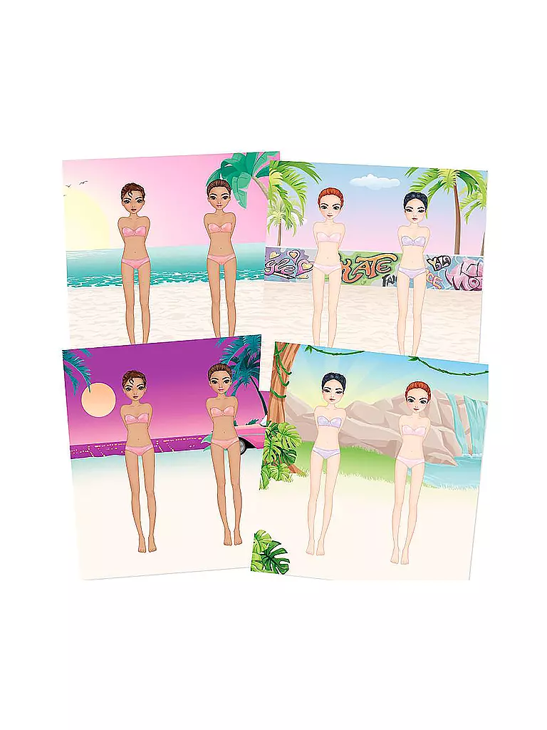 TOP MODEL | TOP Model Dress Me Up Stickerbuch Holiday  | keine Farbe