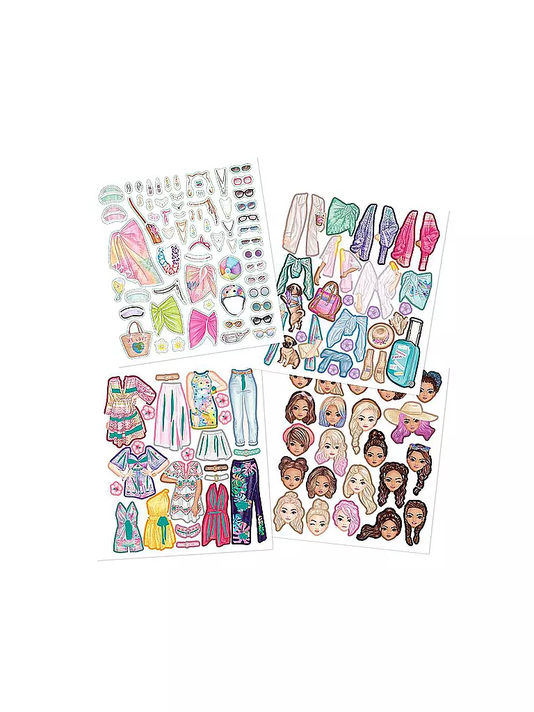 TOP MODEL | TOP Model Dress Me Up Stickerbuch Holiday  | keine Farbe