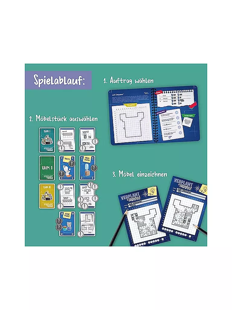 TOPP / FRECH VERLAG | Familienspiele - Verplant & Zugestellt – Wer lässt Wohnträume wahr werden? | keine Farbe
