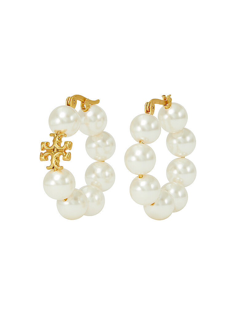 TORY BURCH Ohrringe KIRA PEARL HOOP – TORY BURCH