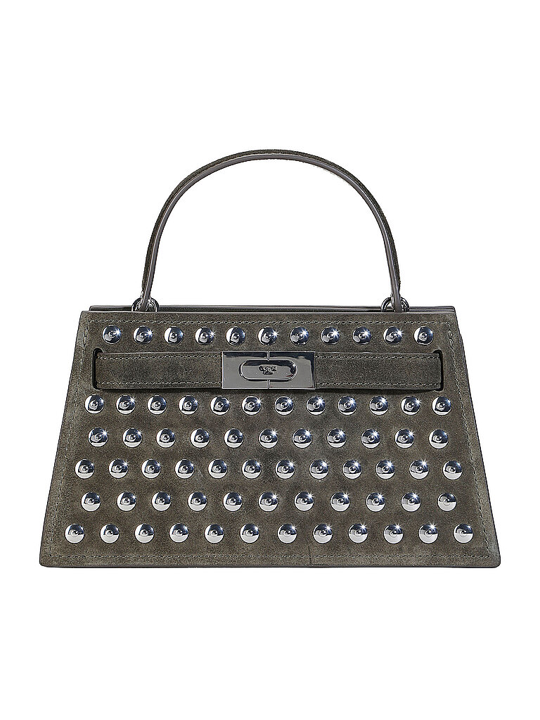 TORY BURCH Ledertasche - Henkeltasche LEE RADZIWILL Mini olive