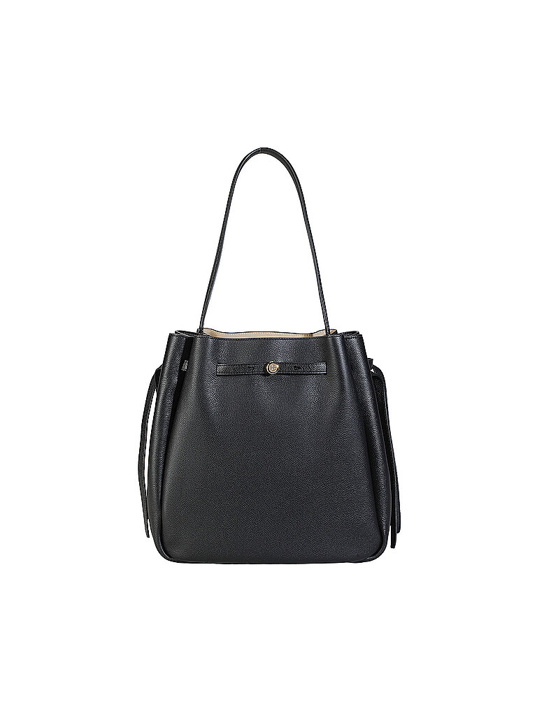 TORY BURCH Ledertasche - Bucket Bag ROMY Large  schwarz