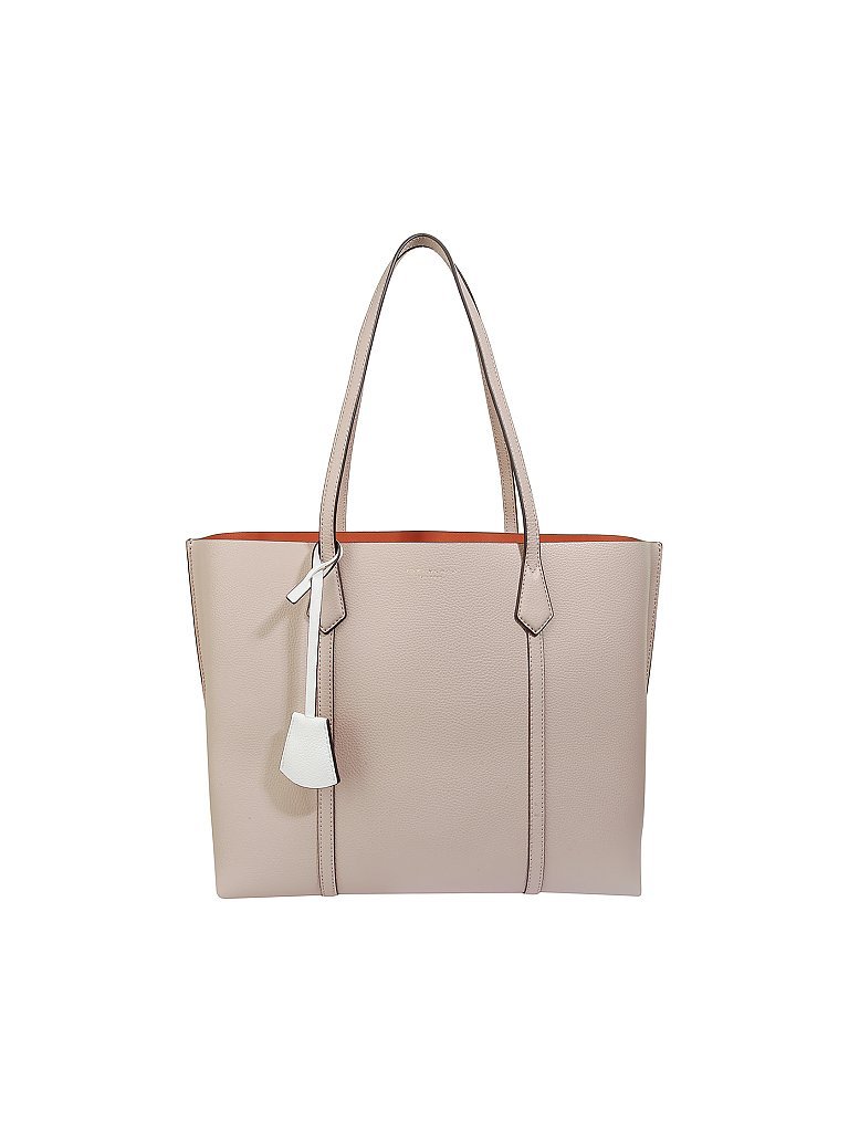 TORY BURCH Ledertasche - Henkeltasche Perry beige