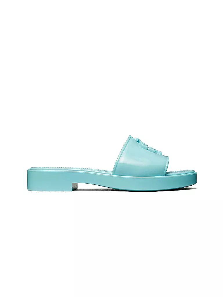 TORY BURCH | Badeschuhe - Pantoletten ELEANOR JELLY SLIDE | blau