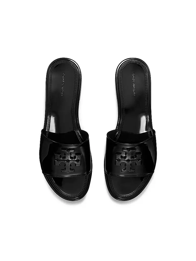 TORY BURCH | Badeschuhe - Pantoletten ELEANOR JELLY SLIDE | schwarz