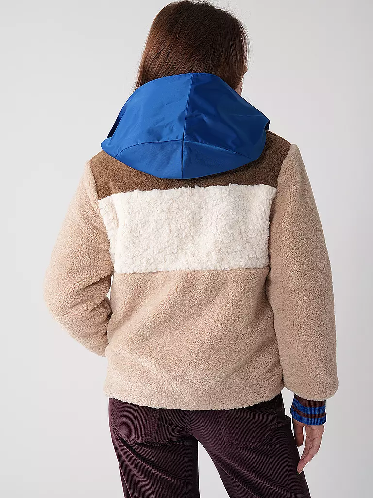 TORY BURCH | Jacke in Felloptik  | beige