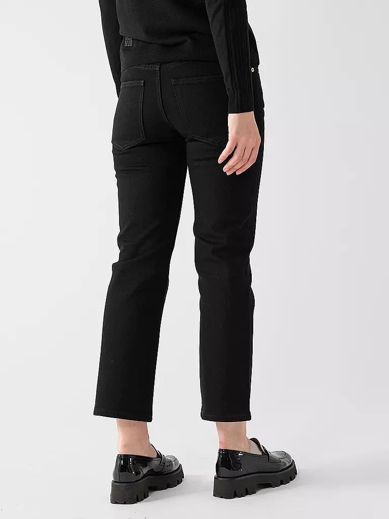 TORY BURCH | Jeans Flared Fit 7/8 | schwarz
