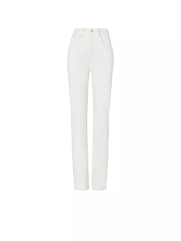 TORY BURCH | Jeans Straight Fit  | weiss