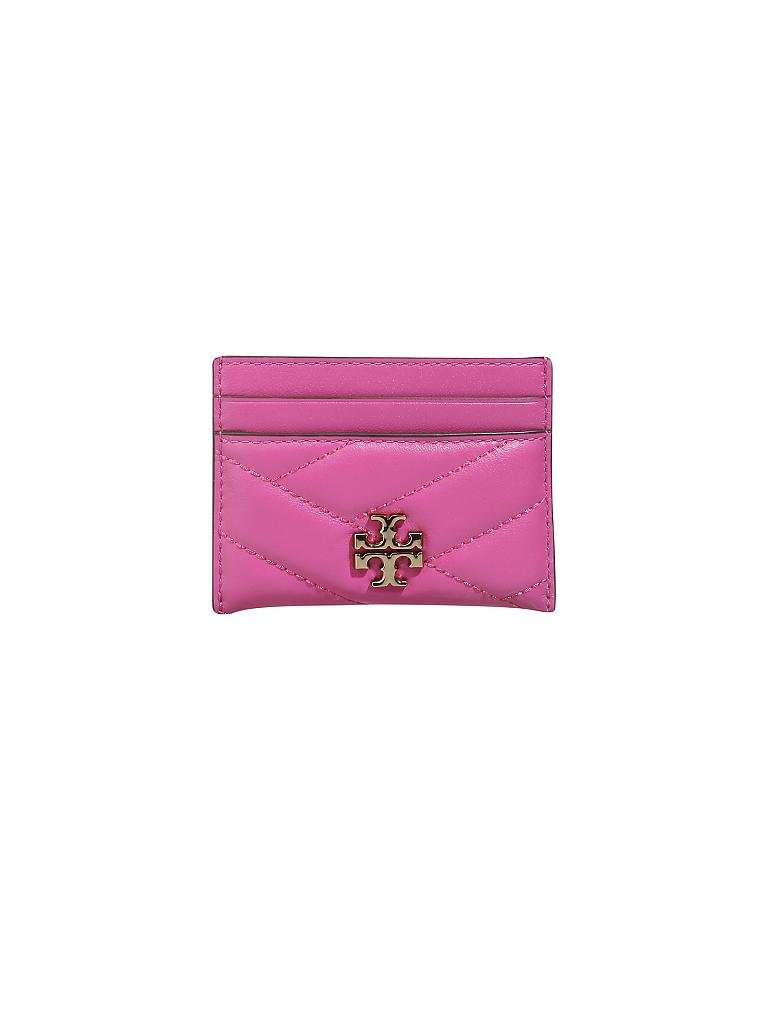 TORY BURCH | Kartenetui - Card Case "Kira Chevron" | pink