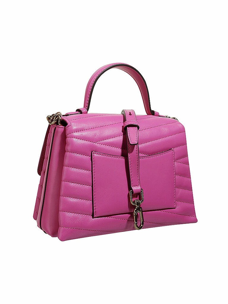 TORY BURCH | Ledertasche "Kira Chevron" | pink