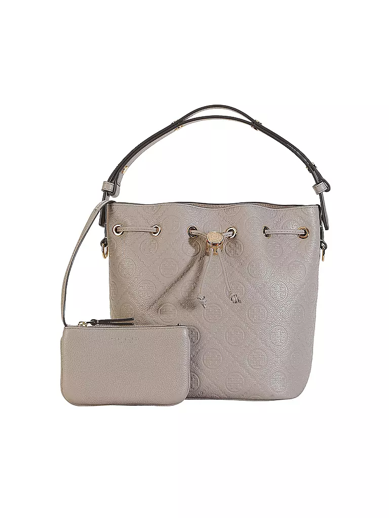 TORY BURCH | Ledertasche - Bucket Bag | grün