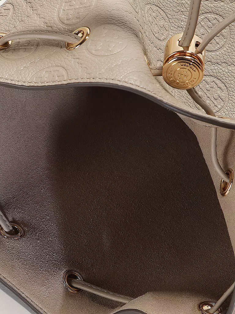 TORY BURCH | Ledertasche - Bucket Bag | grün
