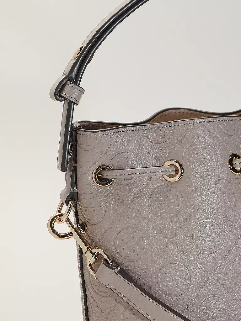TORY BURCH | Ledertasche - Bucket Bag | grün