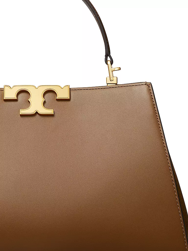 TORY BURCH | Ledertasche - Henkeltasche ELEANOR | dunkelgrün