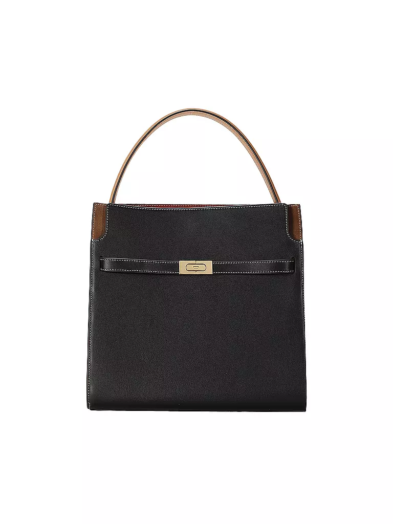 TORY BURCH | Ledertasche - Henkeltasche LEE | schwarz