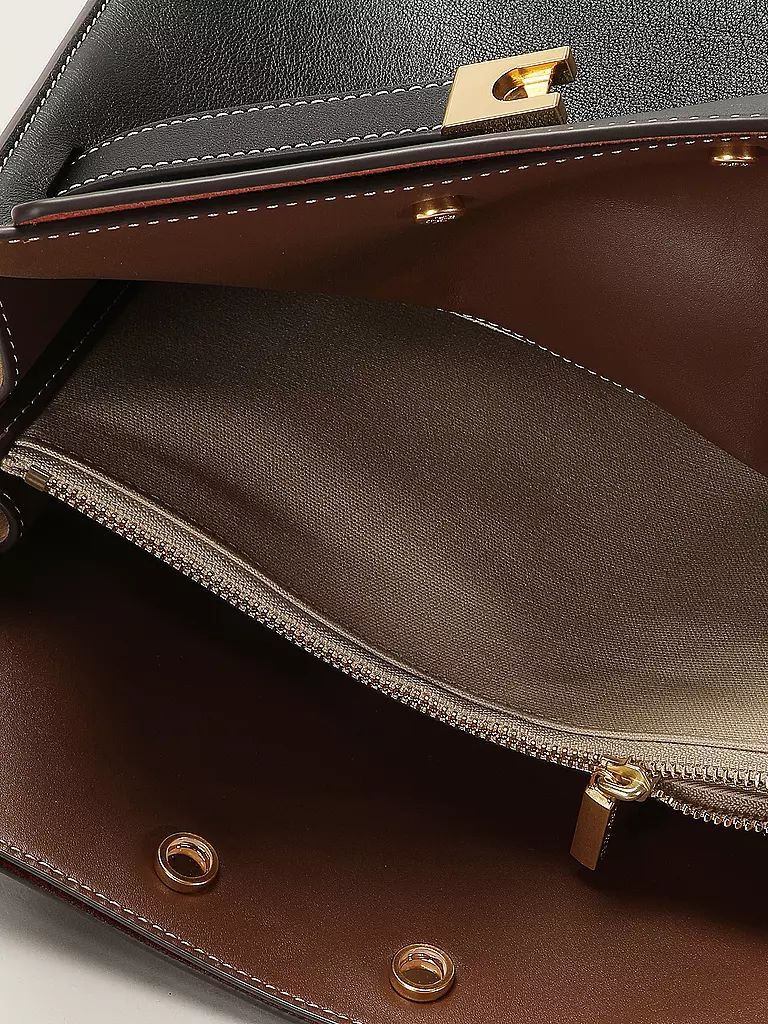 TORY BURCH | Ledertasche - Henkeltasche LEE | schwarz