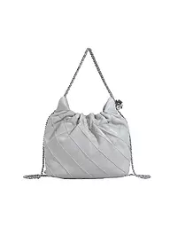 TORY BURCH | Ledertasche - Hobo Bag FLEMING MINI | Grau