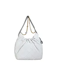 TORY BURCH | Ledertasche - Hobo Bag FLEMING Mini | Weiss