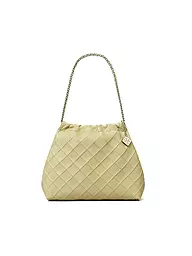 TORY BURCH | Ledertasche - Hobo FLEMING | grün