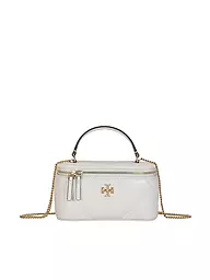 TORY BURCH | Ledertasche - Kosmetiktasche KIRA  | weiss
