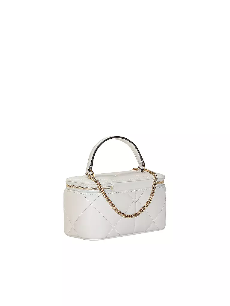 TORY BURCH | Ledertasche - Kosmetiktasche KIRA  | weiss