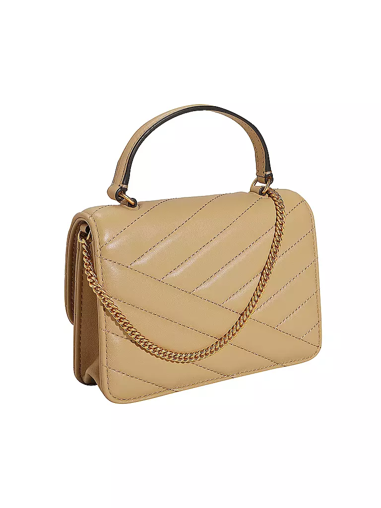 TORY BURCH | Ledertasche - Mini Bag KIRA  | beige