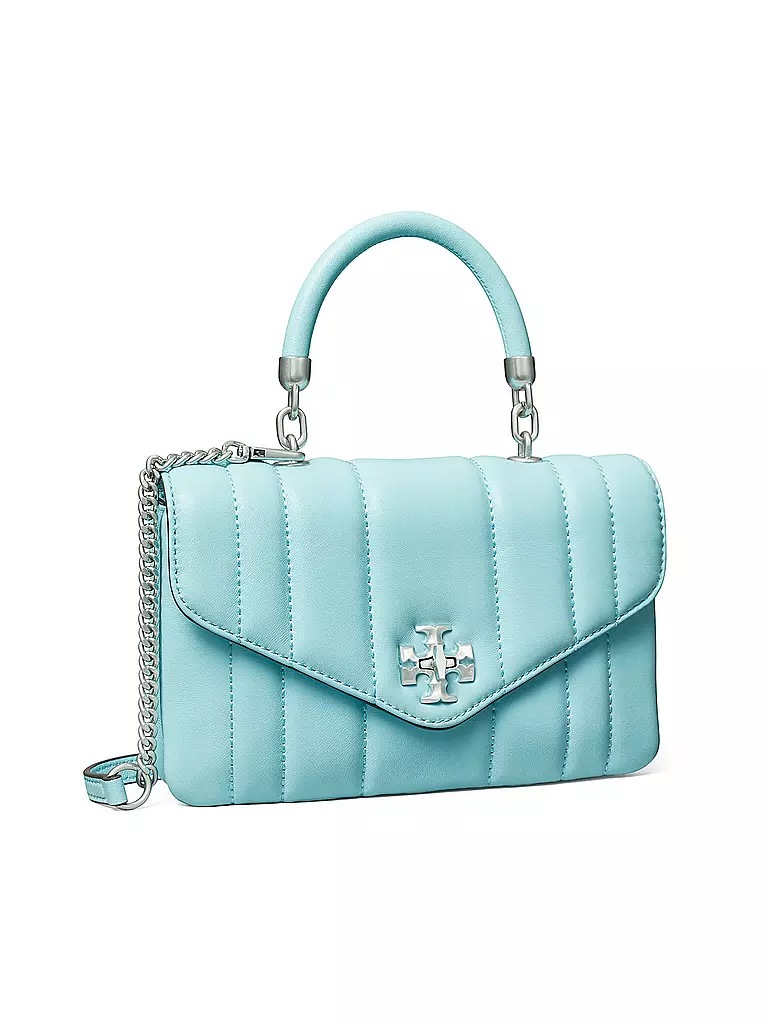 TORY BURCH | Ledertasche - Mini Bag KIRA | hellblau