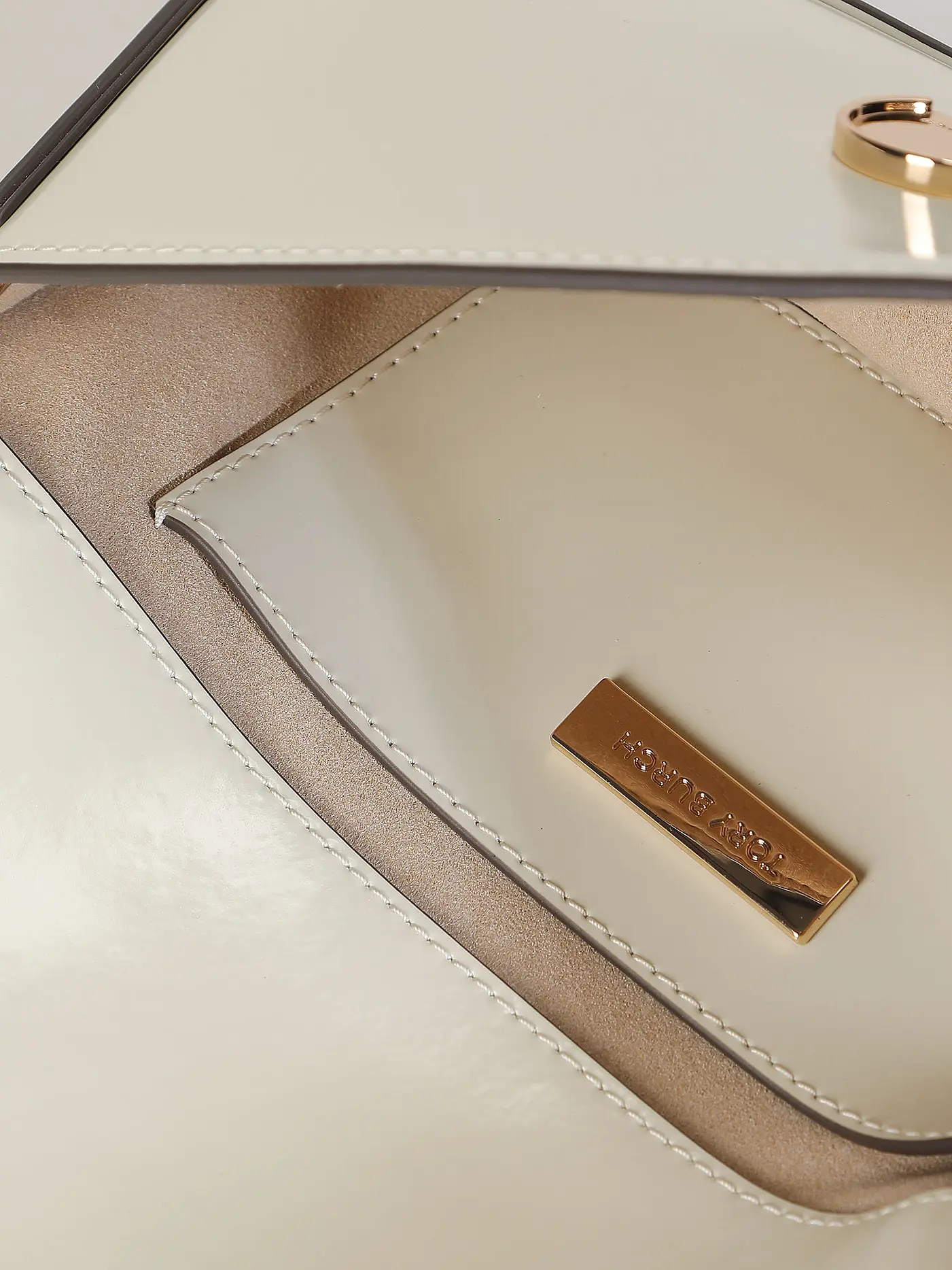 TORY BURCH | Ledertasche - Mini Bag ROBINSON SPAZZOLATO | beige