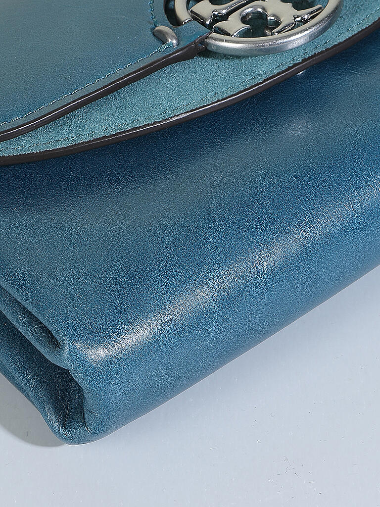 TORY BURCH | Ledertasche - Minibag Miller | blau