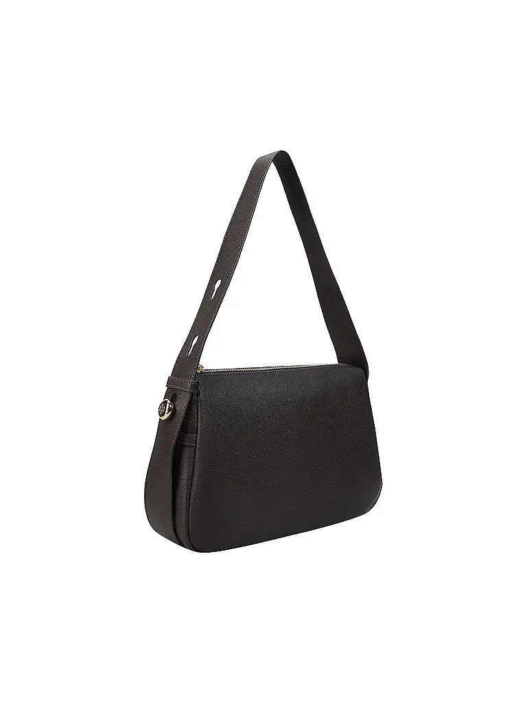 TORY BURCH | Ledertasche - Schultertasche  | braun