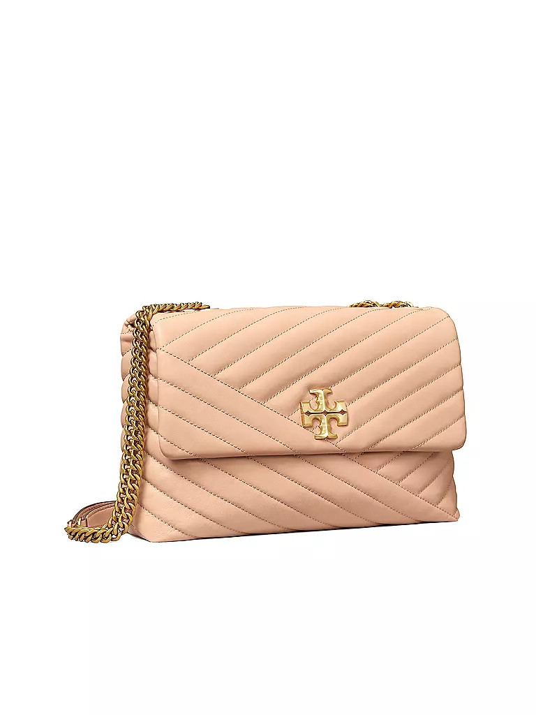 TORY BURCH | Ledertasche - Schultertasche CONVERTIBLE SHOULDER BAG | beige