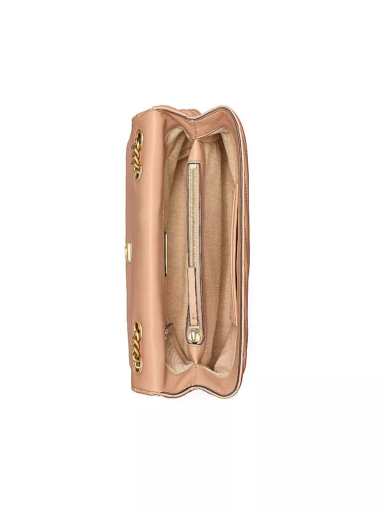 TORY BURCH | Ledertasche - Schultertasche CONVERTIBLE SHOULDER BAG | beige