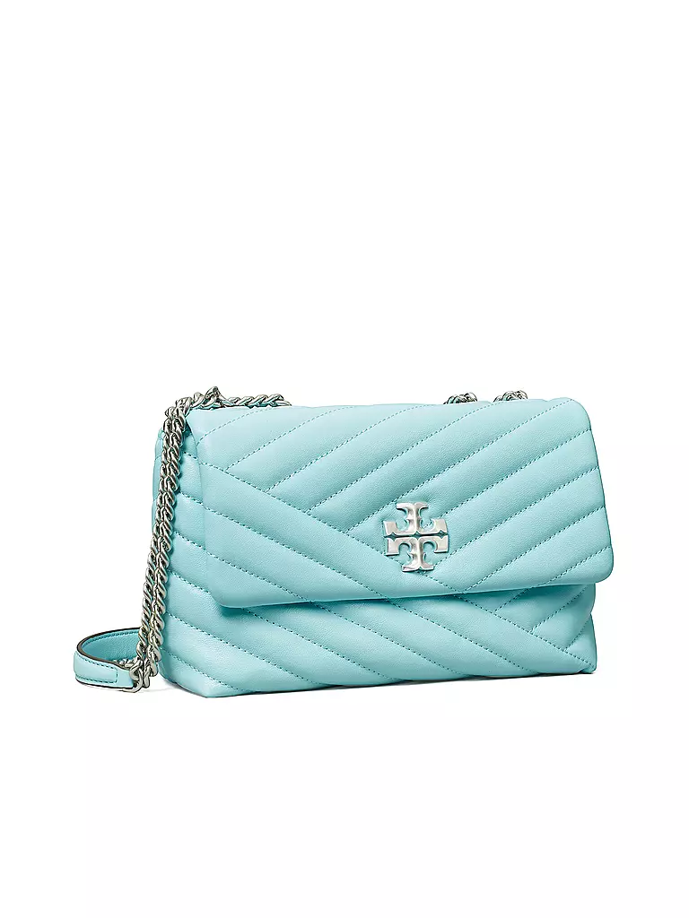 TORY BURCH | Ledertasche - Schultertasche KIRA CHEVRON Small | gelb