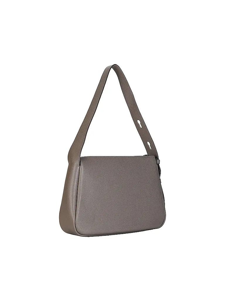TORY BURCH | Ledertasche - Schultertasche ROMY | braun
