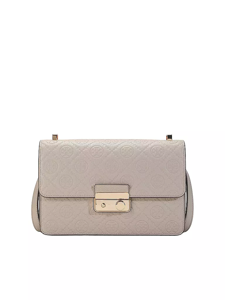 TORY BURCH | Ledertasche - Schultertasche | grün