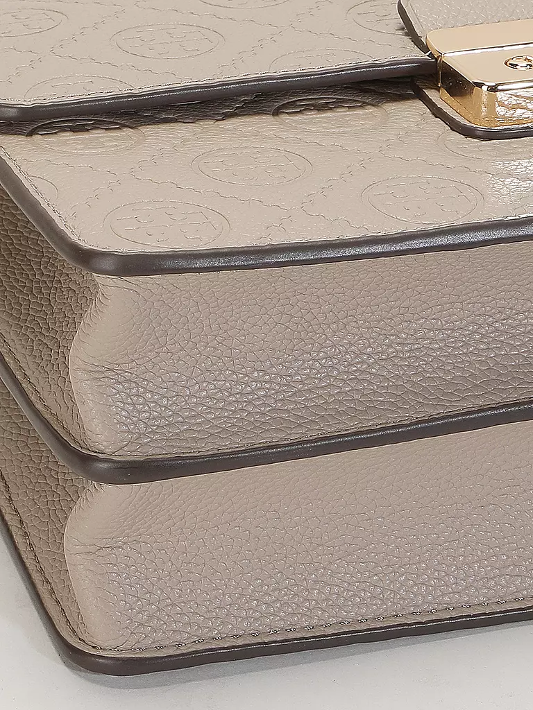 TORY BURCH | Ledertasche - Schultertasche | grün
