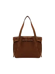 TORY BURCH | Ledertasche - Shopper  | Hellbraun
