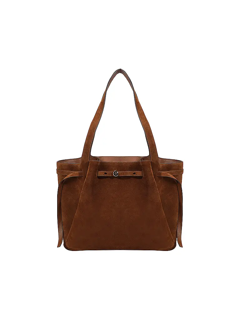 TORY BURCH | Ledertasche - Shopper  | Hellbraun