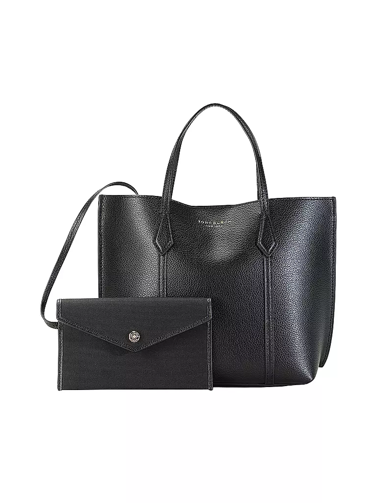 TORY BURCH | Ledertasche - Shopper PERRY SMALL TOTE | schwarz