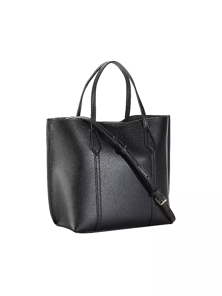 TORY BURCH | Ledertasche - Shopper PERRY SMALL TOTE | schwarz