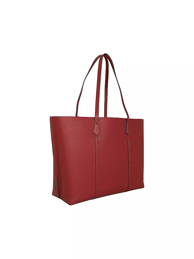 TORY BURCH | Ledertasche - Shopper PERRY | dunkelrot
