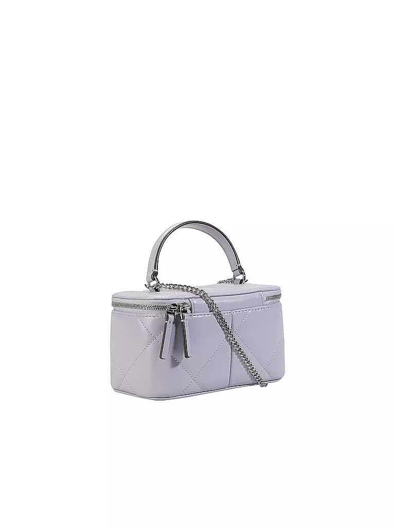 TORY BURCH | Ledertasche - Tasche VANITY CASE | lila