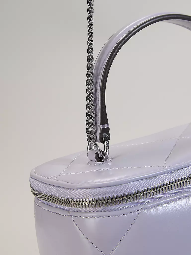 TORY BURCH | Ledertasche - Tasche VANITY CASE | lila