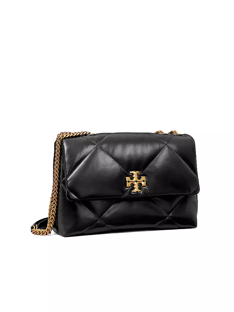 TORY BURCH | Ledertasche - Umhängetasche KIRA DIAMOND | schwarz