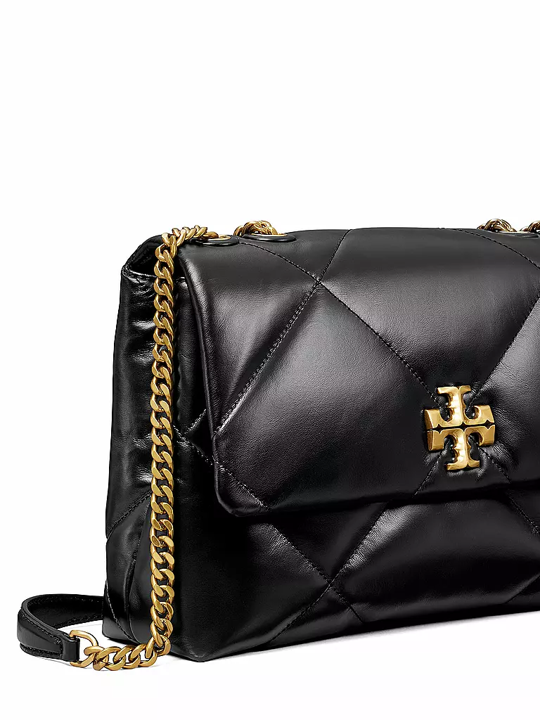 TORY BURCH | Ledertasche - Umhängetasche KIRA DIAMOND | schwarz