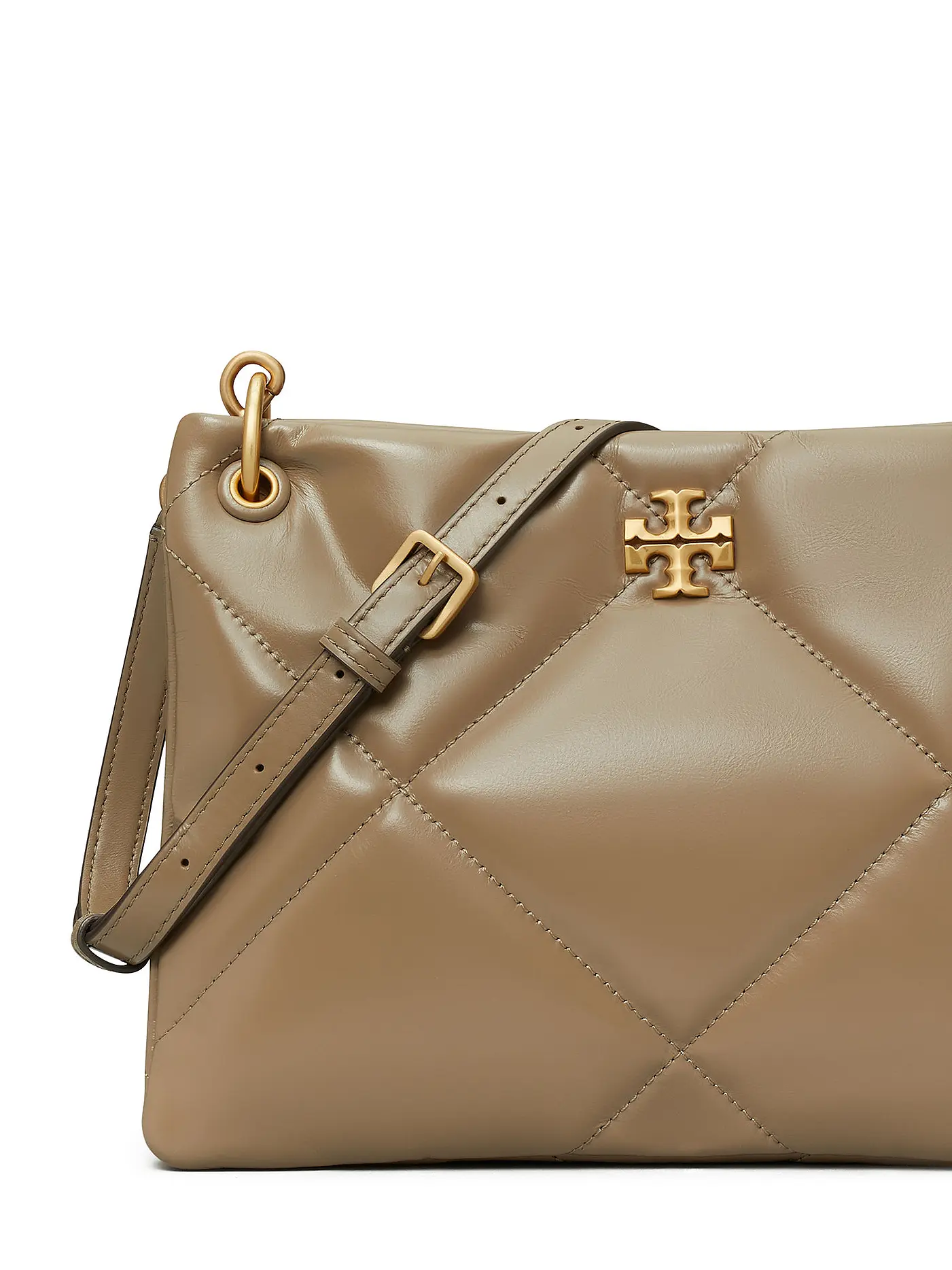 TORY BURCH | Ledertasche - Umhängetasche KIRA Small | beige