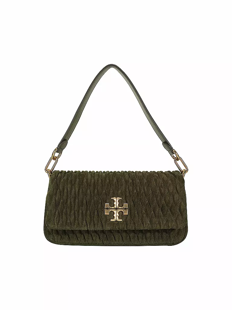 TORY BURCH | Ledertasche - Umhängetasche KIRA | braun