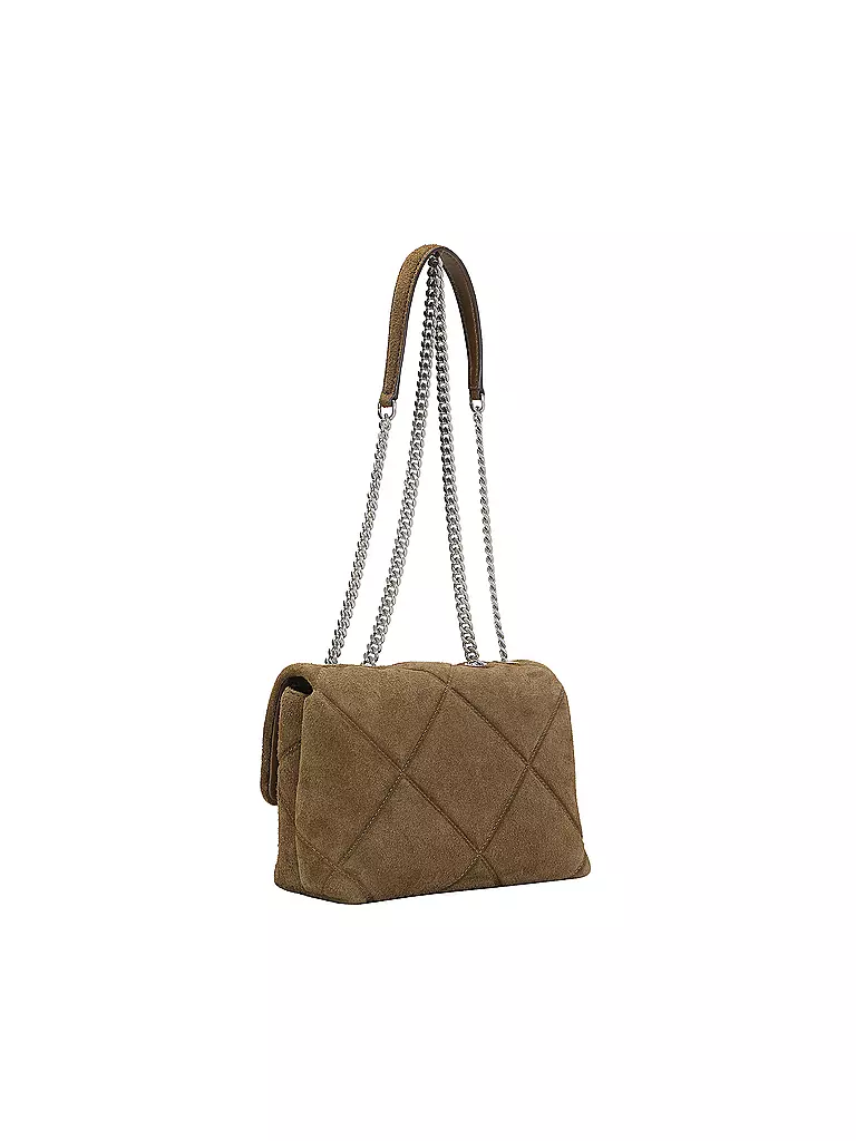 TORY BURCH | Ledertasche - Umhängetasche KIRA | olive