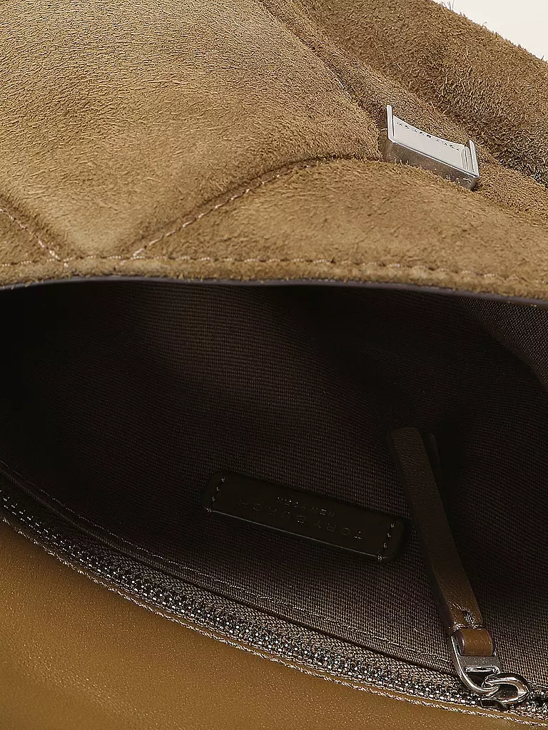 TORY BURCH | Ledertasche - Umhängetasche KIRA | olive