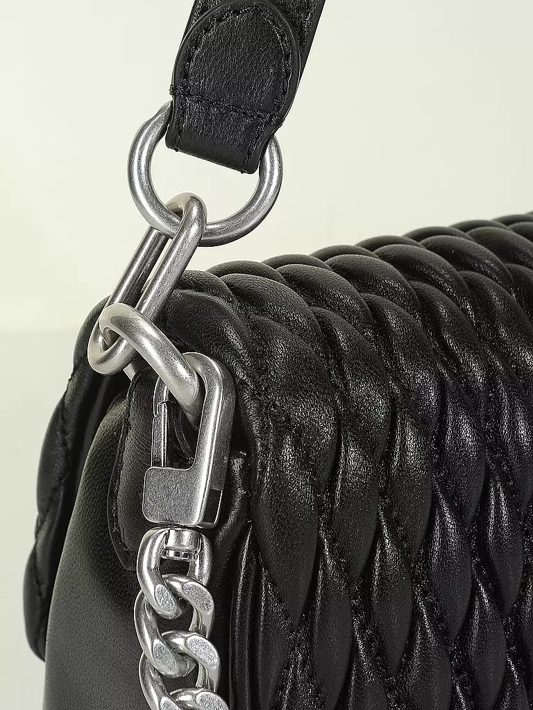 TORY BURCH | Ledertasche - Umhängetasche KIRA | schwarz